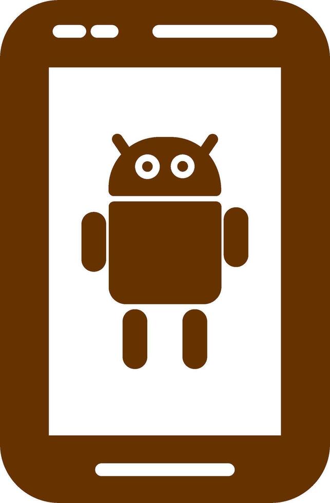 icono de vector de Android