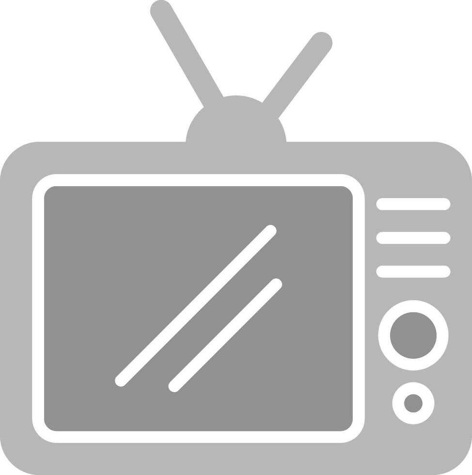 TV Set Vector Icon