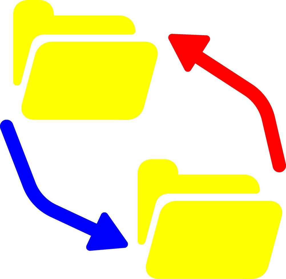 Data Exchange Vector Icon