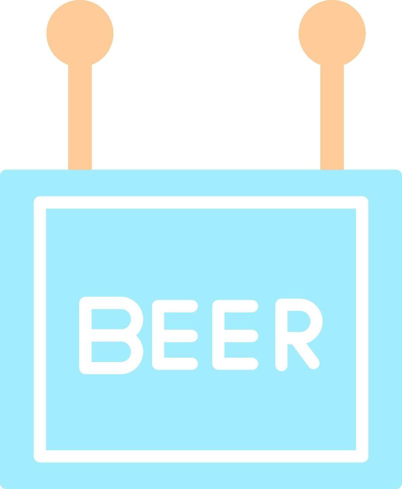 icono de vector de signo de cerveza