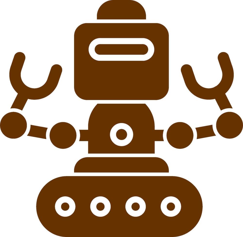 Industrial Robot I Vector Icon