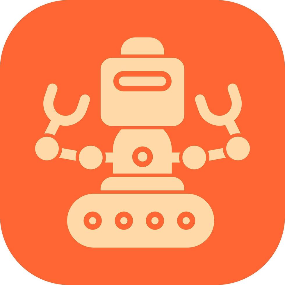 Industrial Robot I Vector Icon