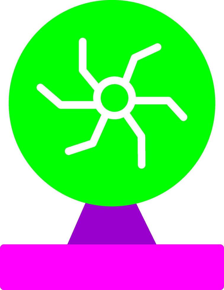 icono de vector de bola de plasma