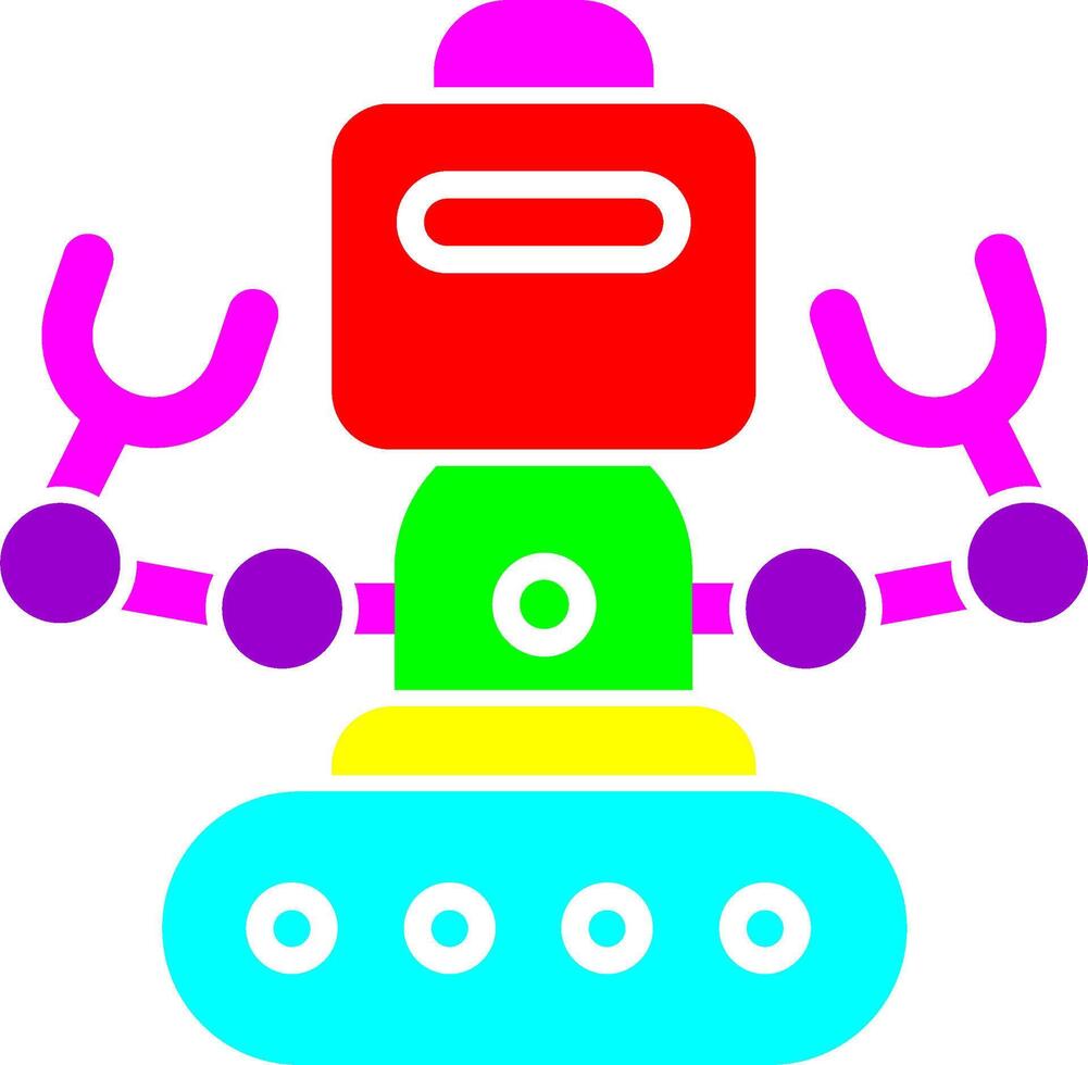 Industrial Robot I Vector Icon