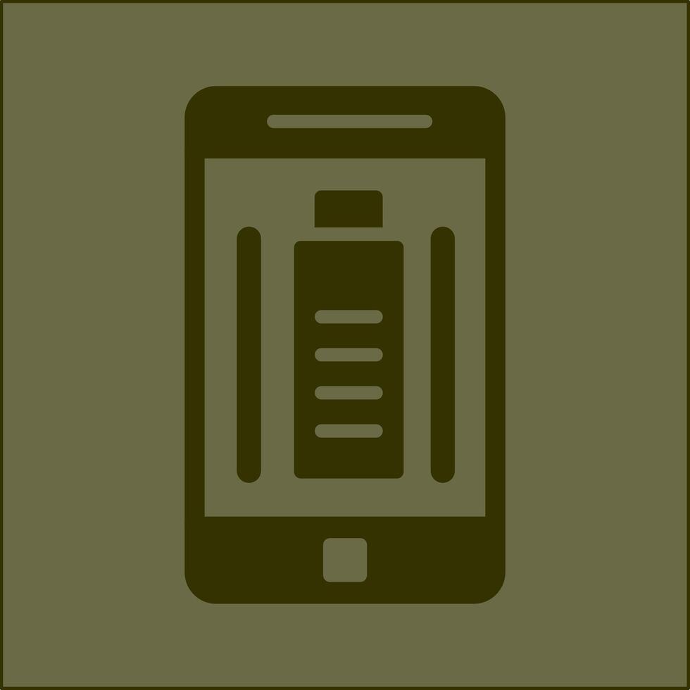 Mobile Battery Vector Icon