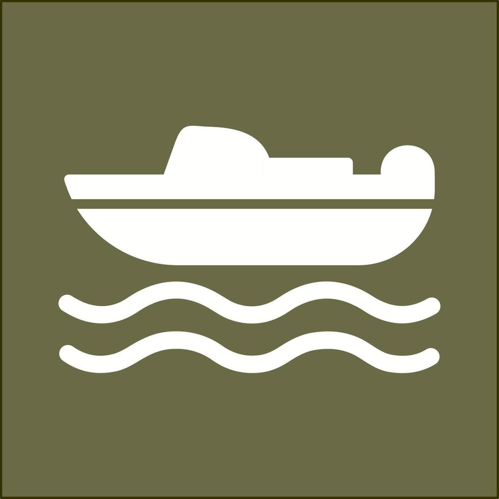 icono de vector de barco