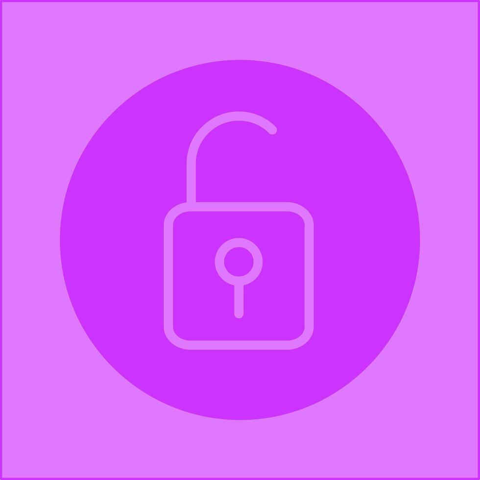 Open Lock II Vector Icon