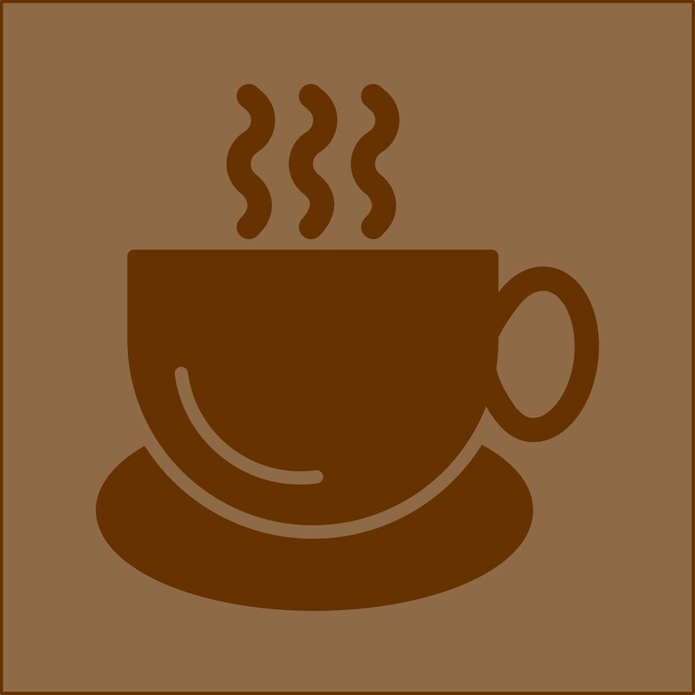 icono de vector de taza de café