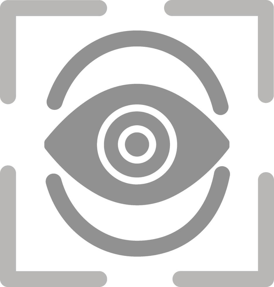 icono de vector de visión