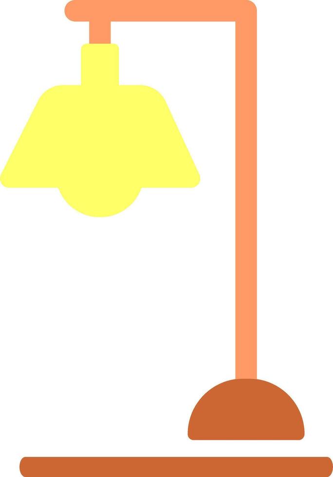 icono de vector de soporte de lámparas