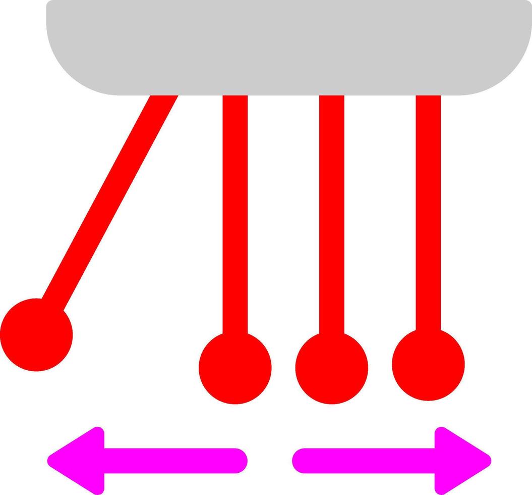 icono de vector de péndulo