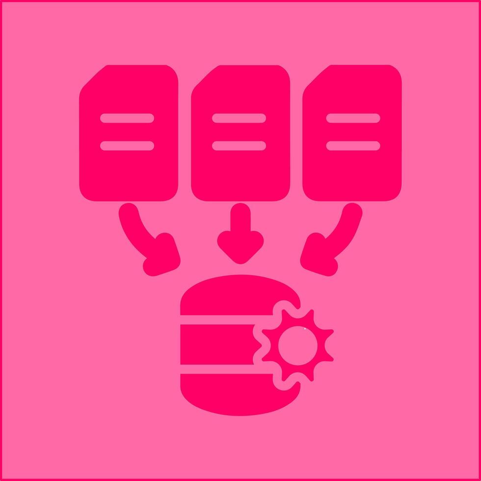 Data Processing Vector Icon
