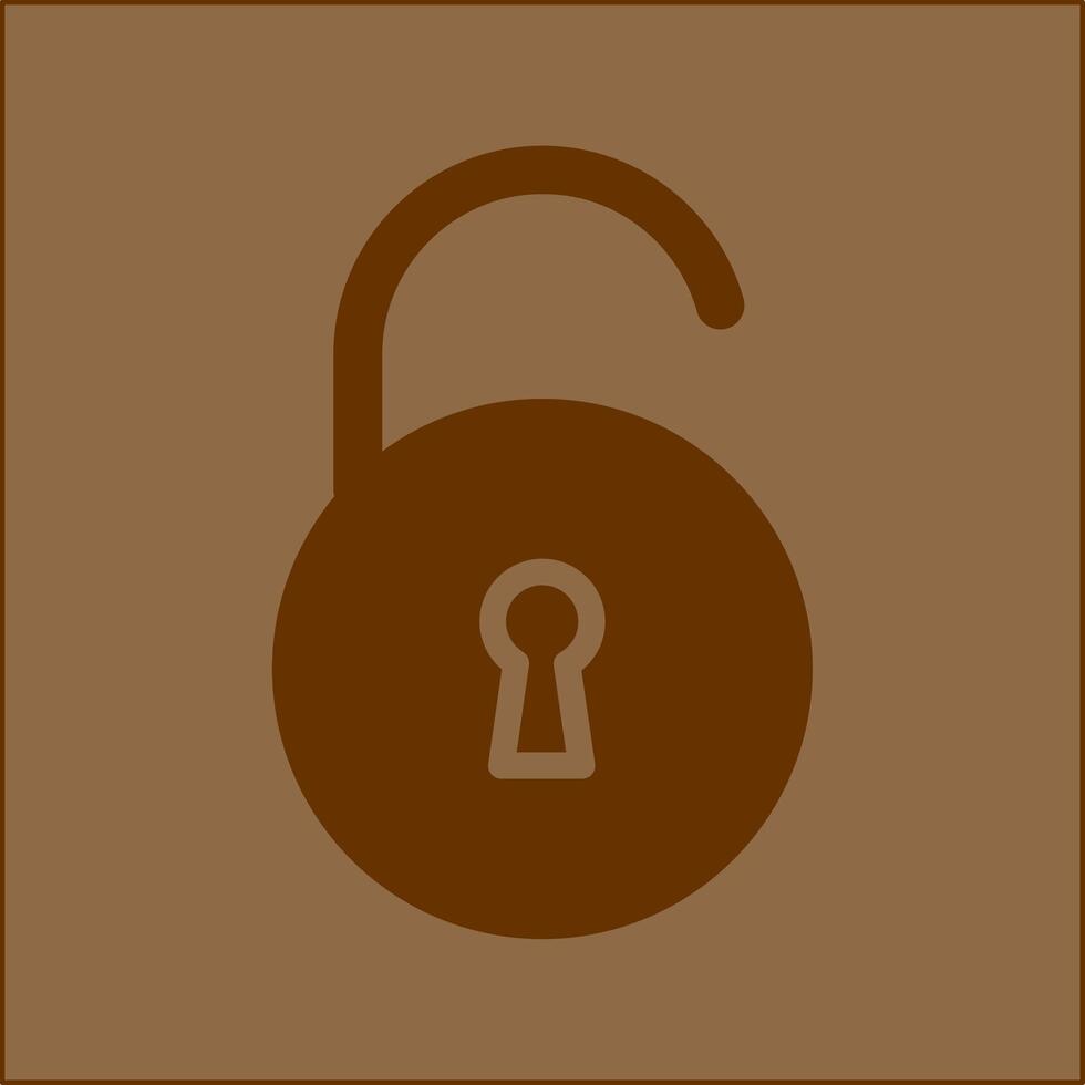 Open Lock I Vector Icon