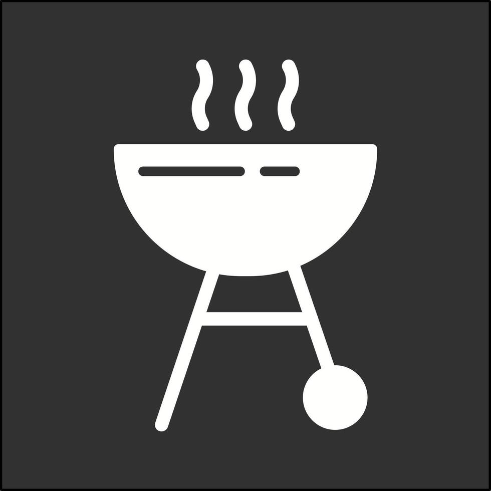 icono de vector de parrilla