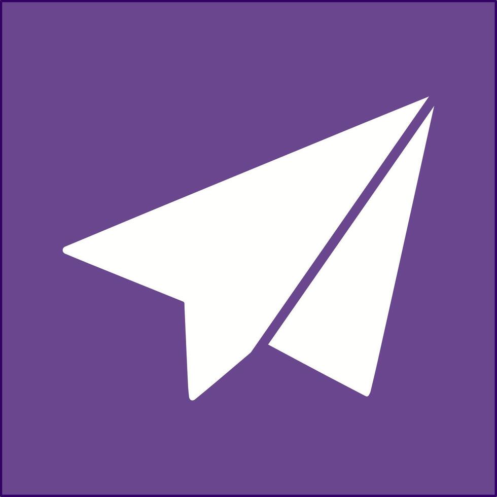 Paper Plane Vector Icon