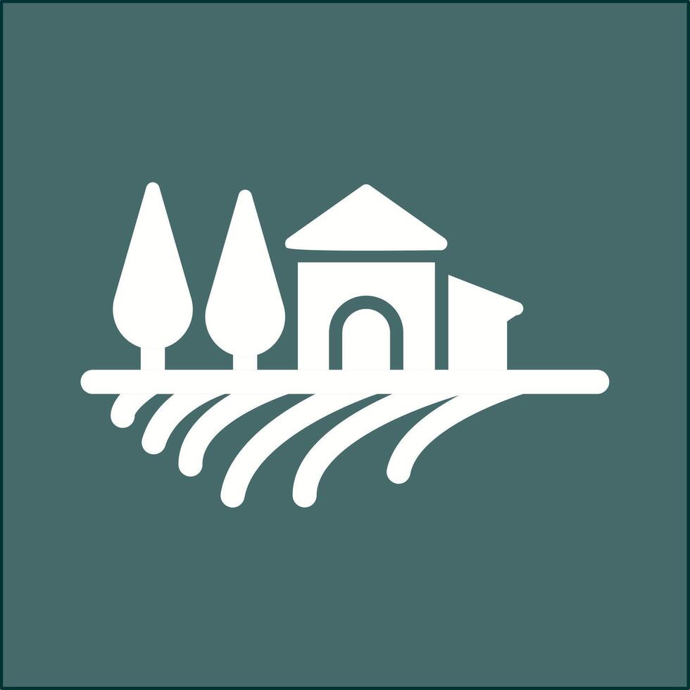 Farm House Vector Icon