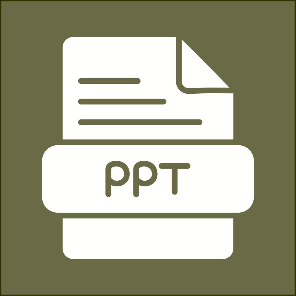 icono de vector de ppt