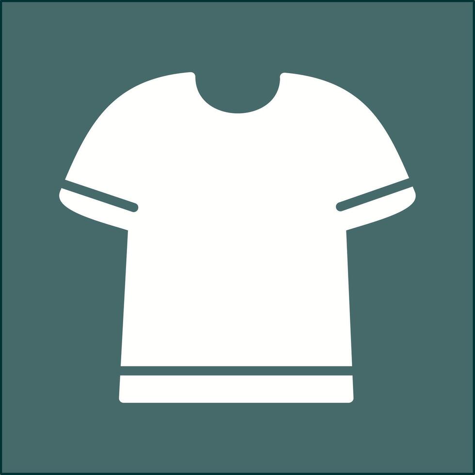 T Shirt with Lines Vector Icon