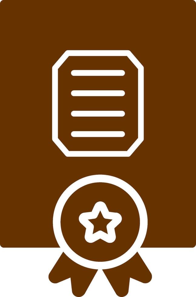 Certificate Vector Icon