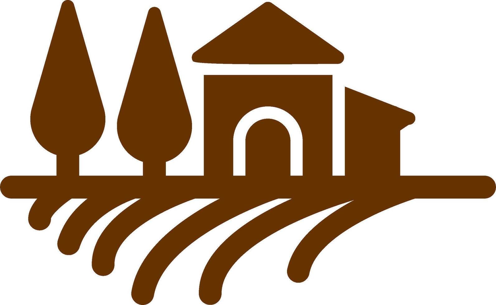 Farm House Vector Icon