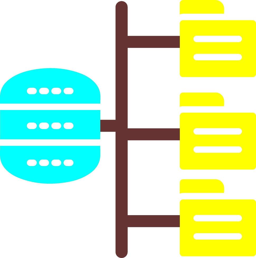 datos estructura vector icono