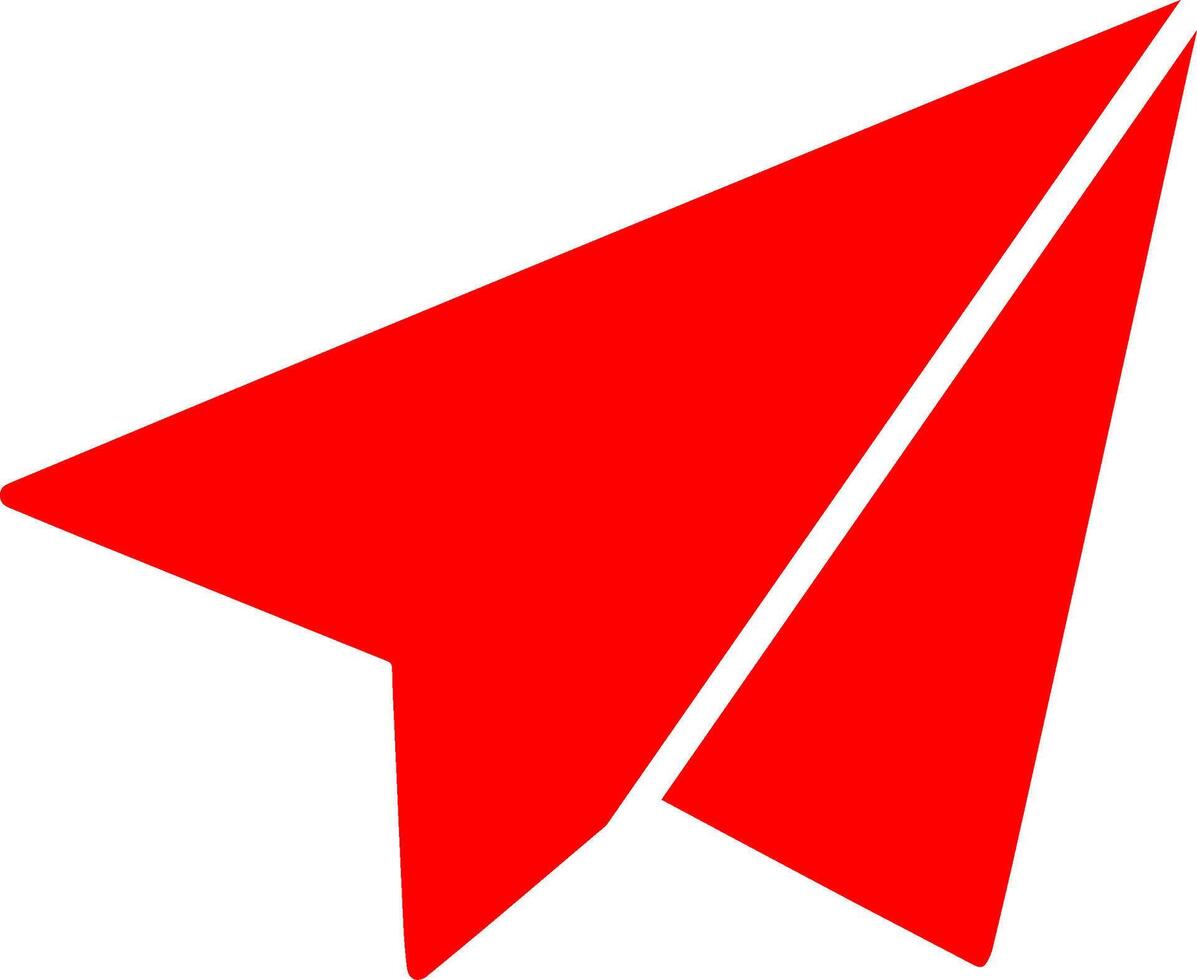 Paper Plane Vector Icon