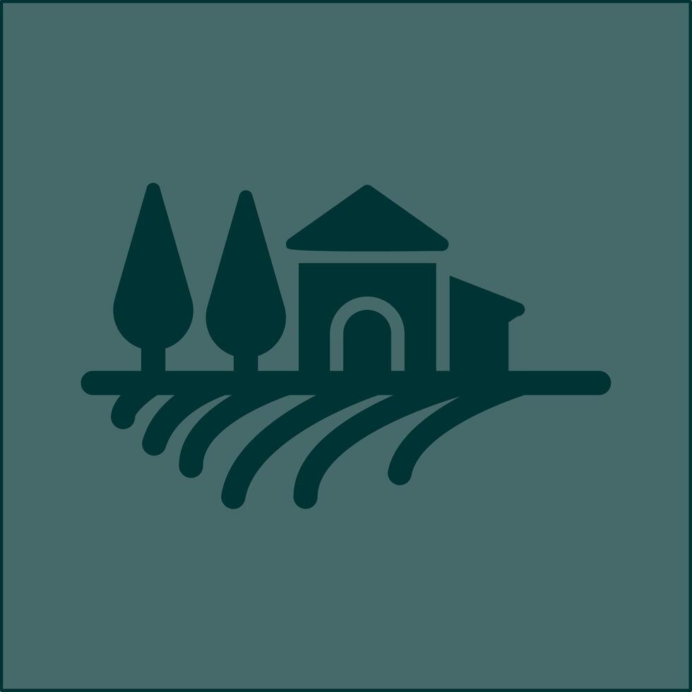 Farm House Vector Icon