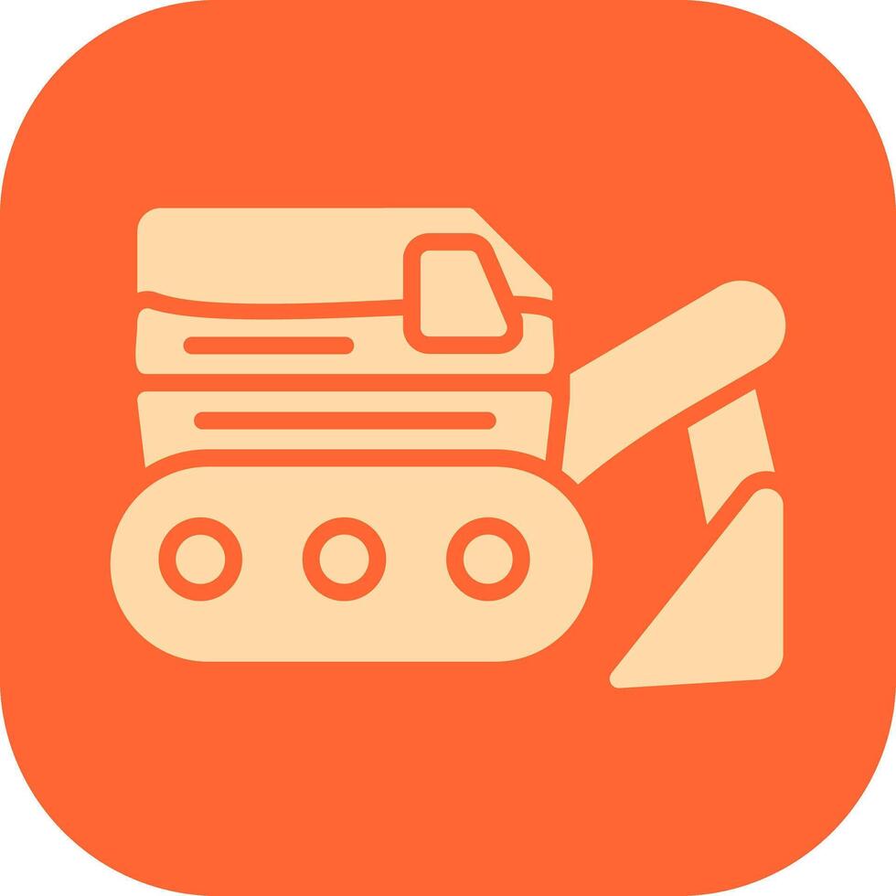 Excavator Vector Icon