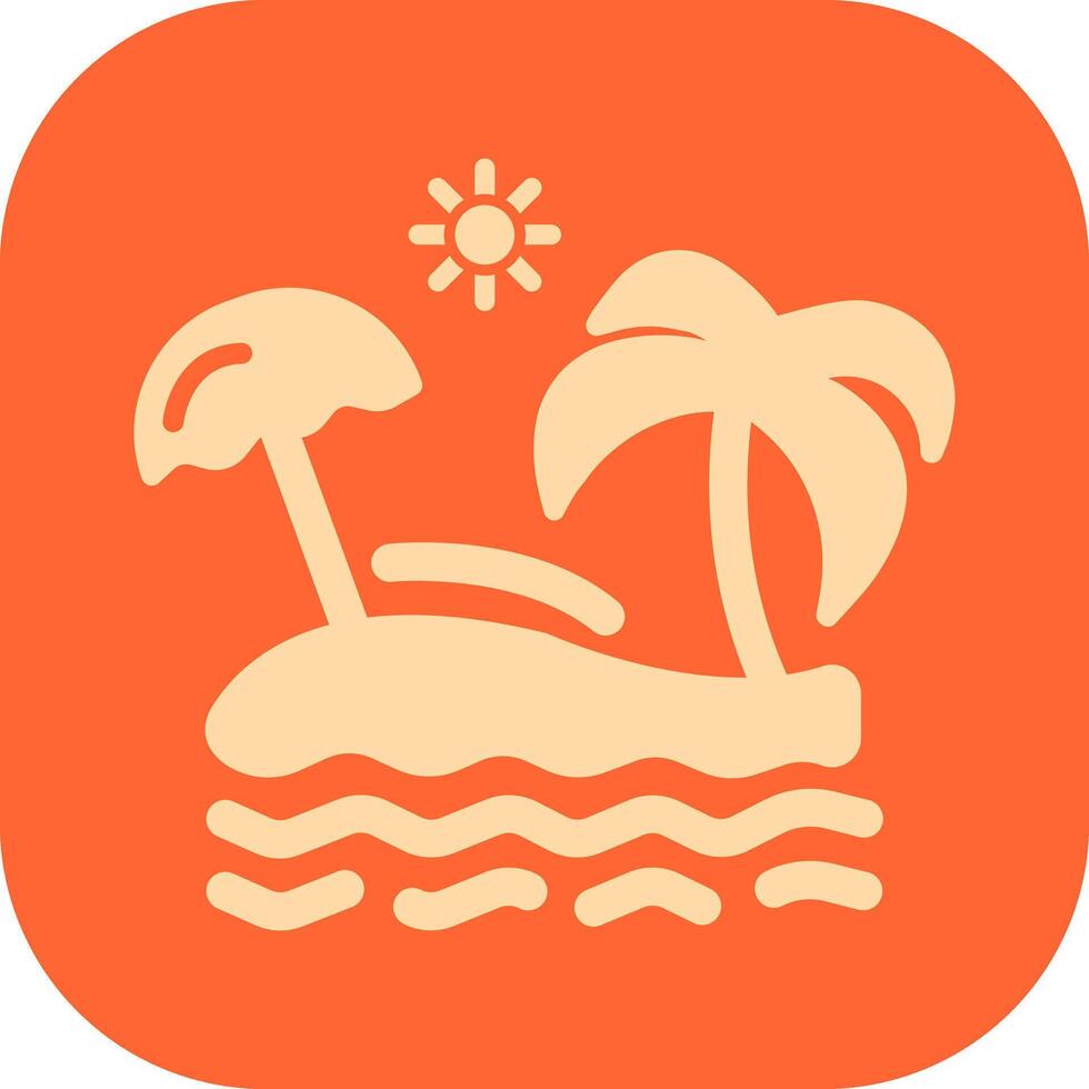 Beach Vector Icon
