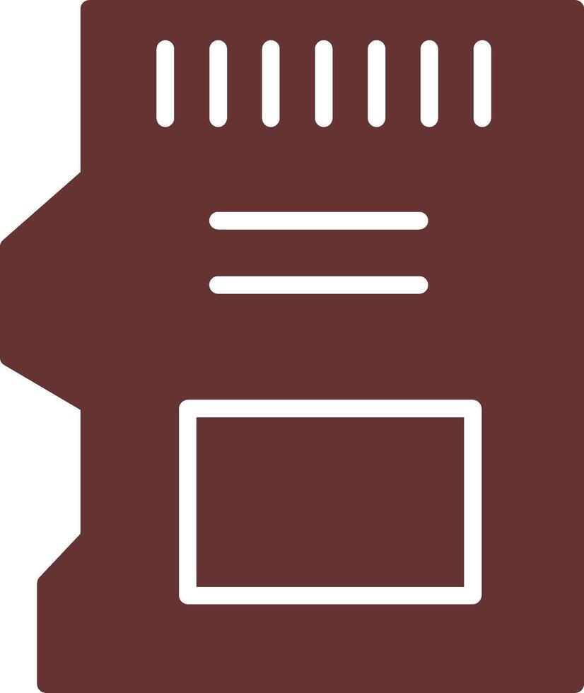 SD Card Vector Icon