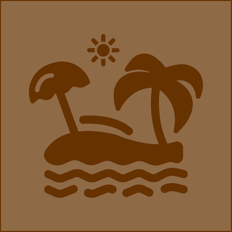 Beach Vector Icon