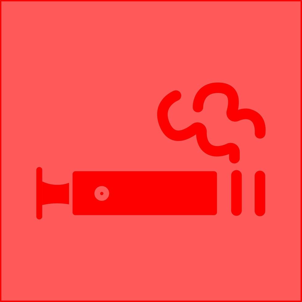 icono de vector de cigarrillo electrónico