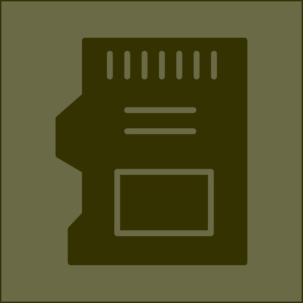 SD Card Vector Icon