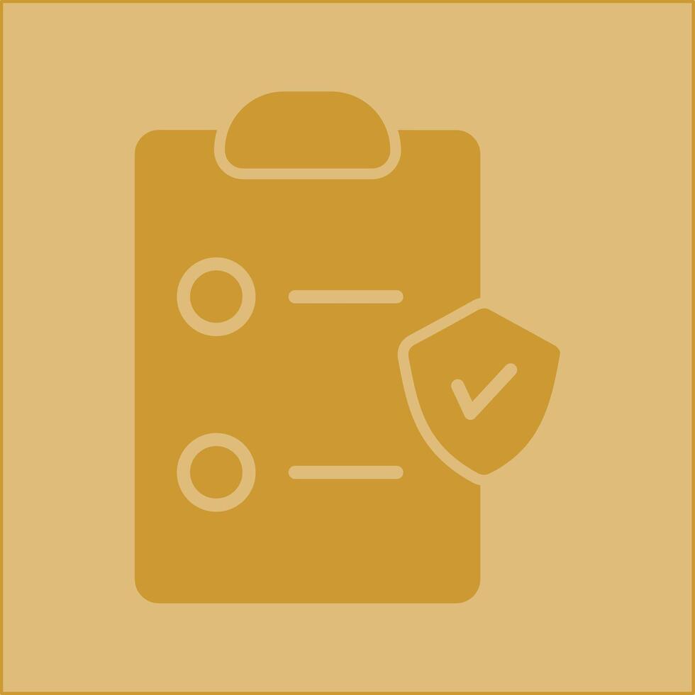 Insurance Policy Vector Icon