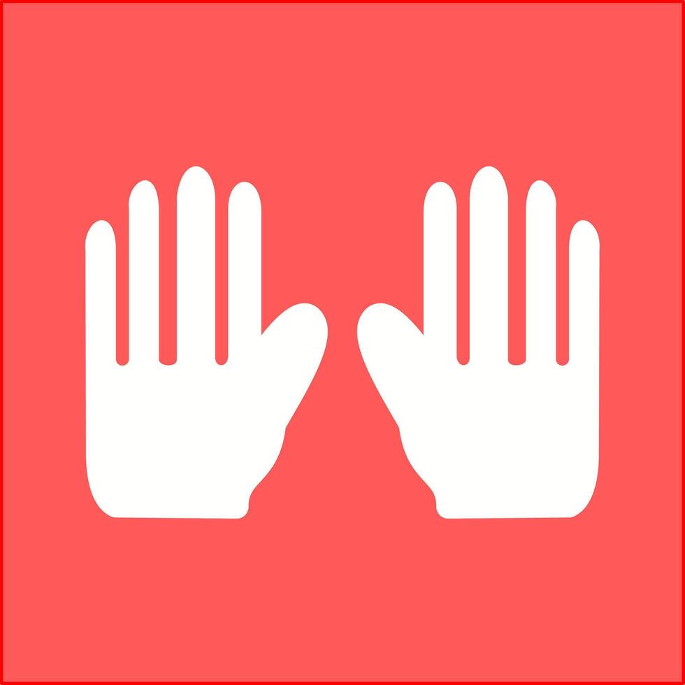 Gardening Gloves Vector Icon