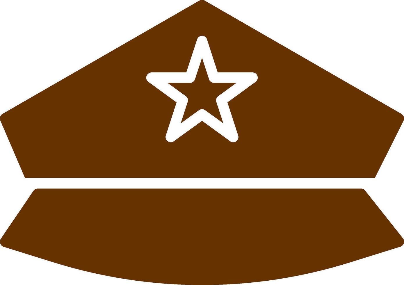 icono de vector de sombrero de policía