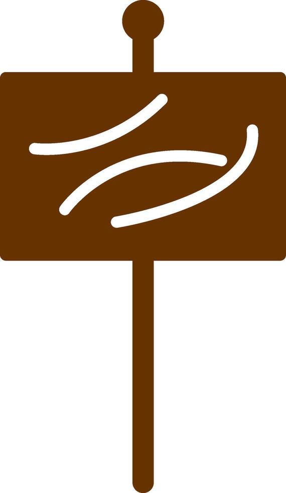 Beach Sign Vector Icon