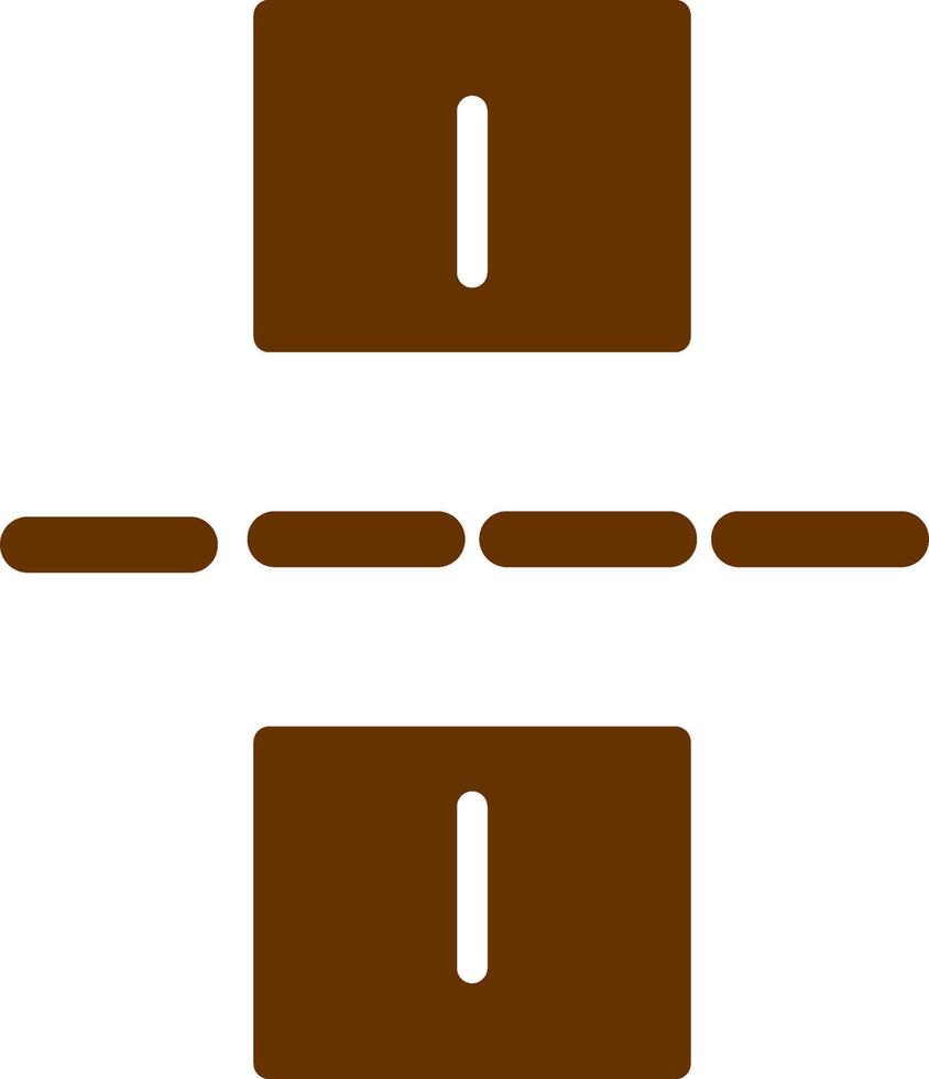 Linked Road Vector Icon