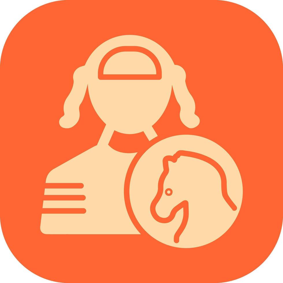 jockey vector icono