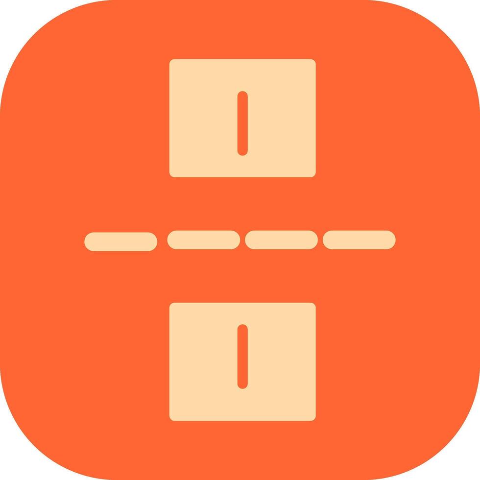 Linked Road Vector Icon