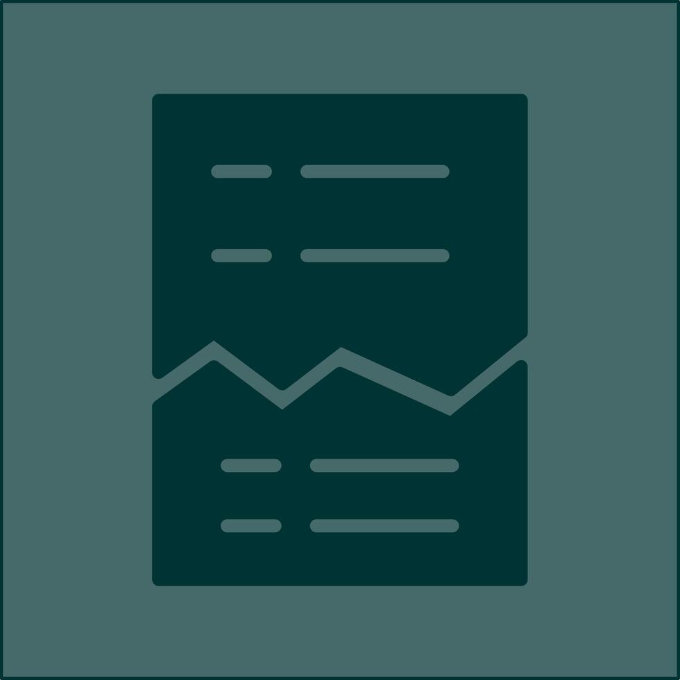 Corrupted List Vector Icon