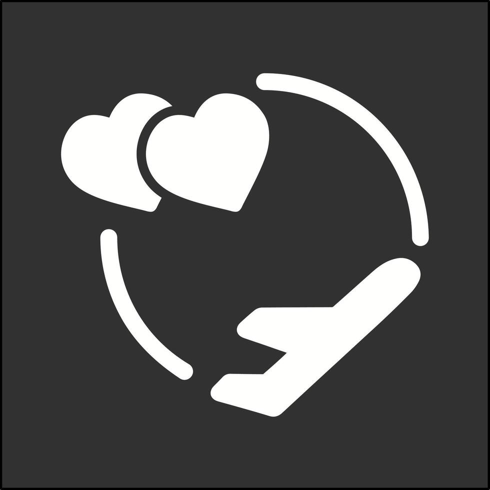 Honeymoon Vector Icon