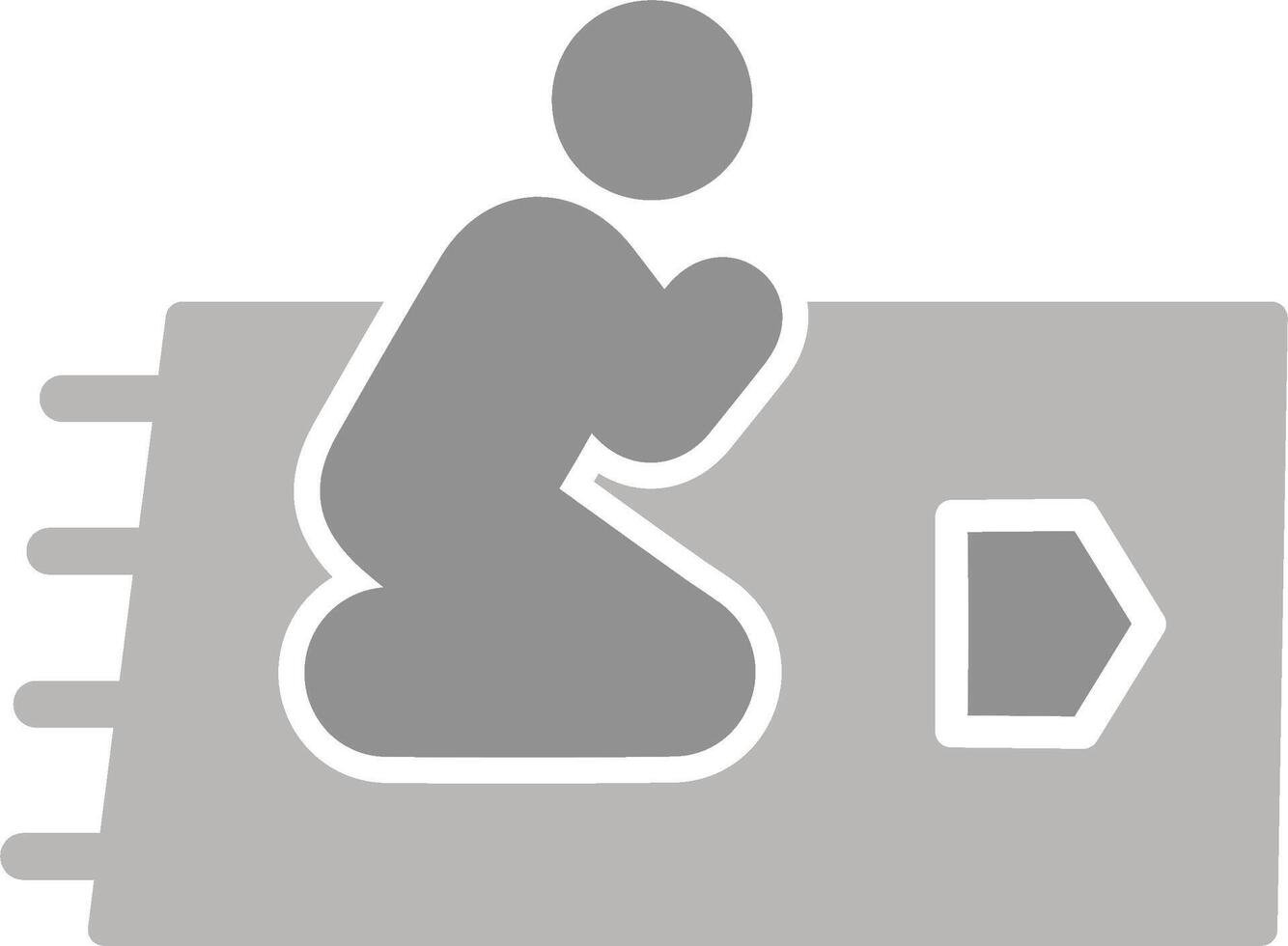 Praying Vector Icon