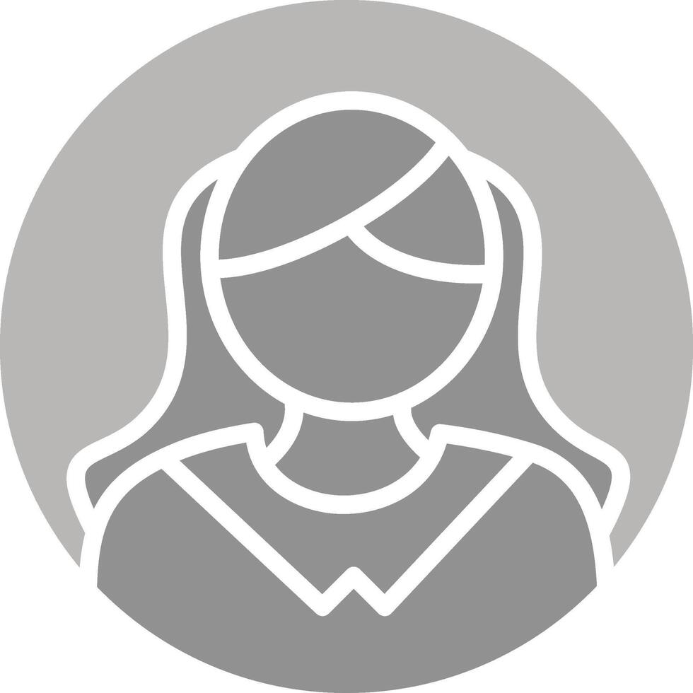 Female Profile Vector Icon