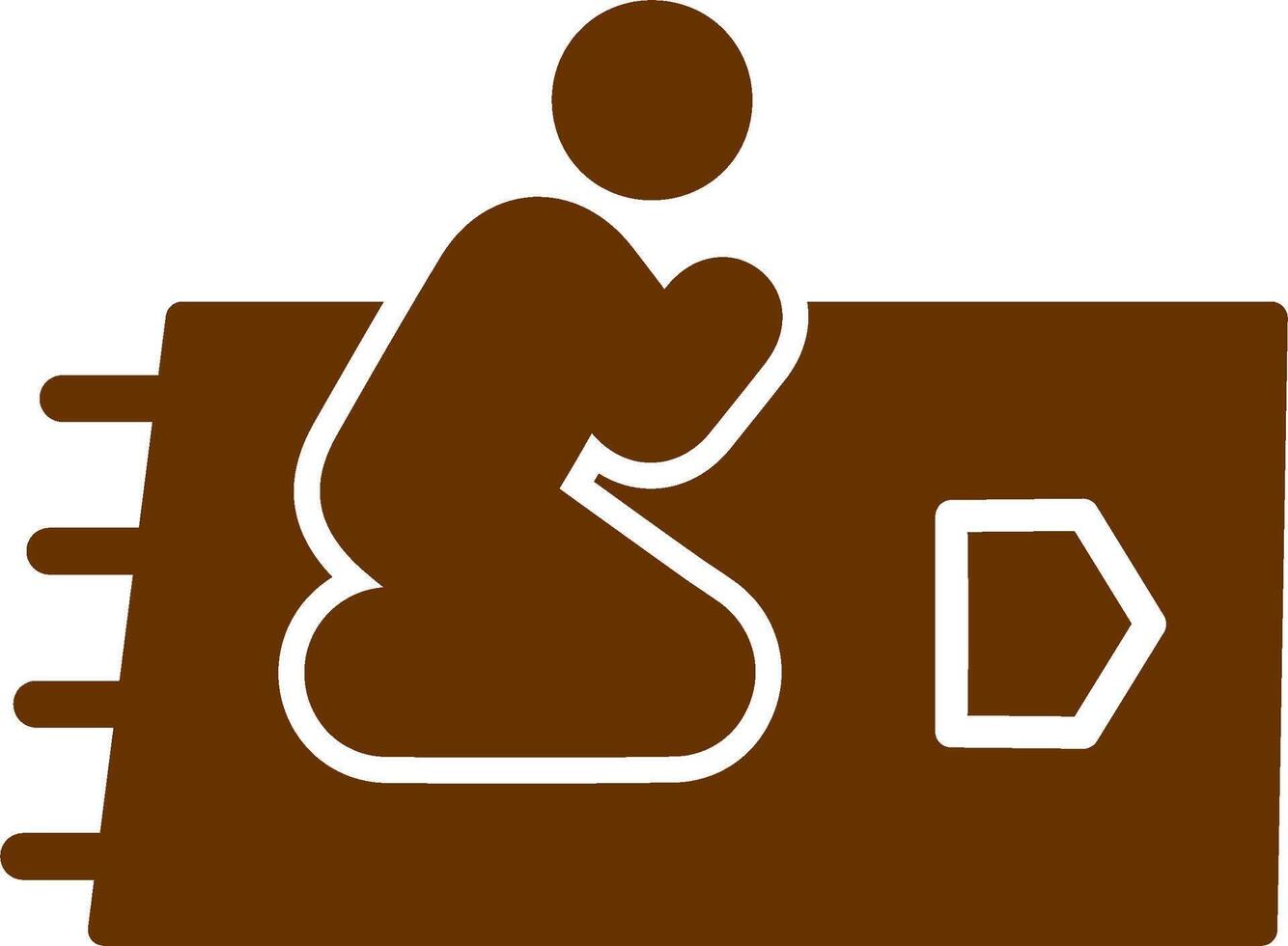 Praying Vector Icon