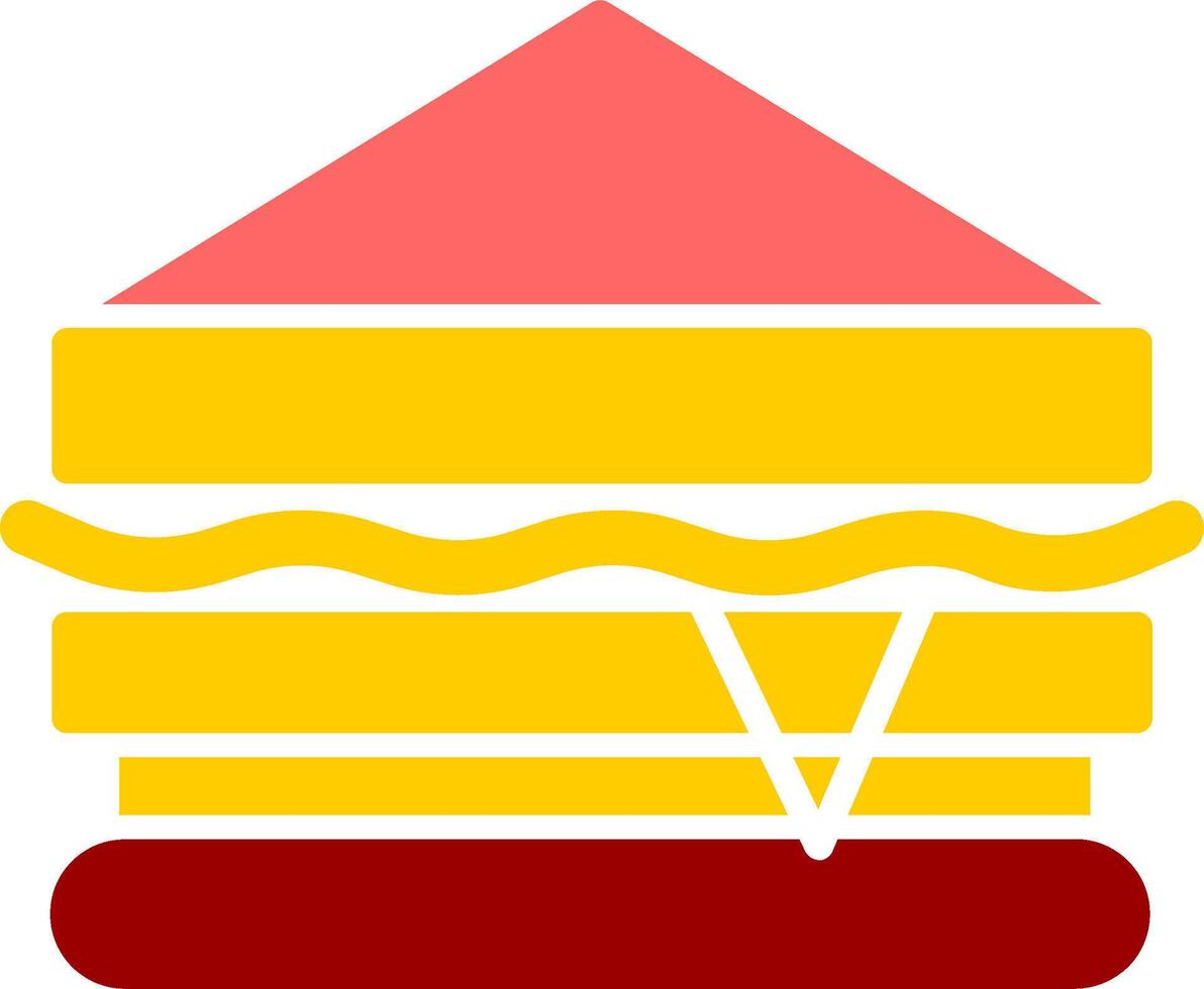 icono de vector de sándwich