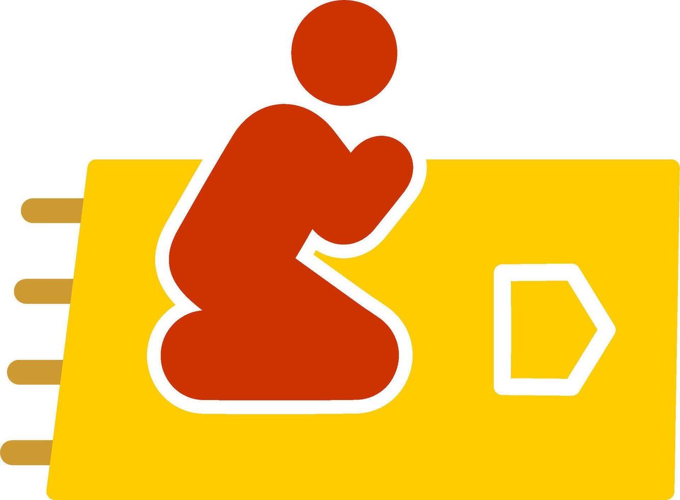 Praying Vector Icon