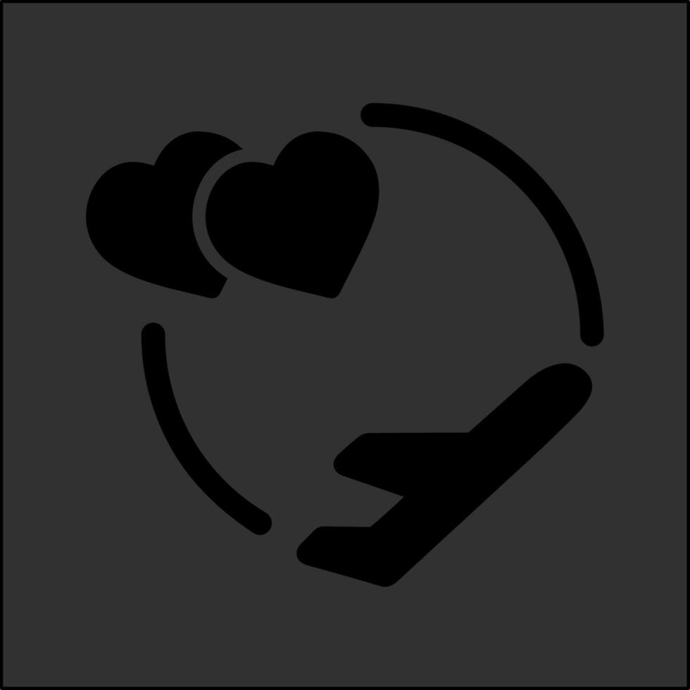 Honeymoon Vector Icon