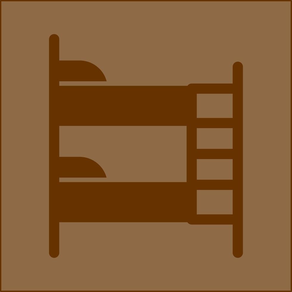 Bunk bed Vector Icon