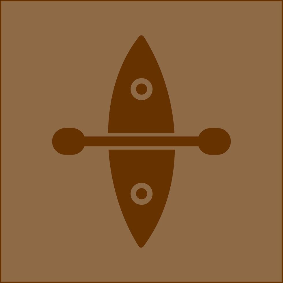 Kayak Vector Icon